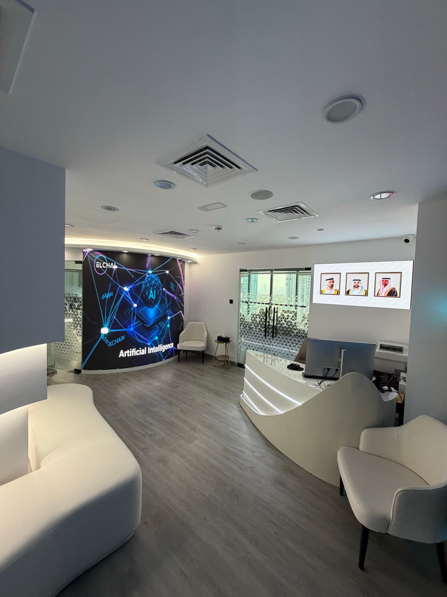 Inside the Elchai office