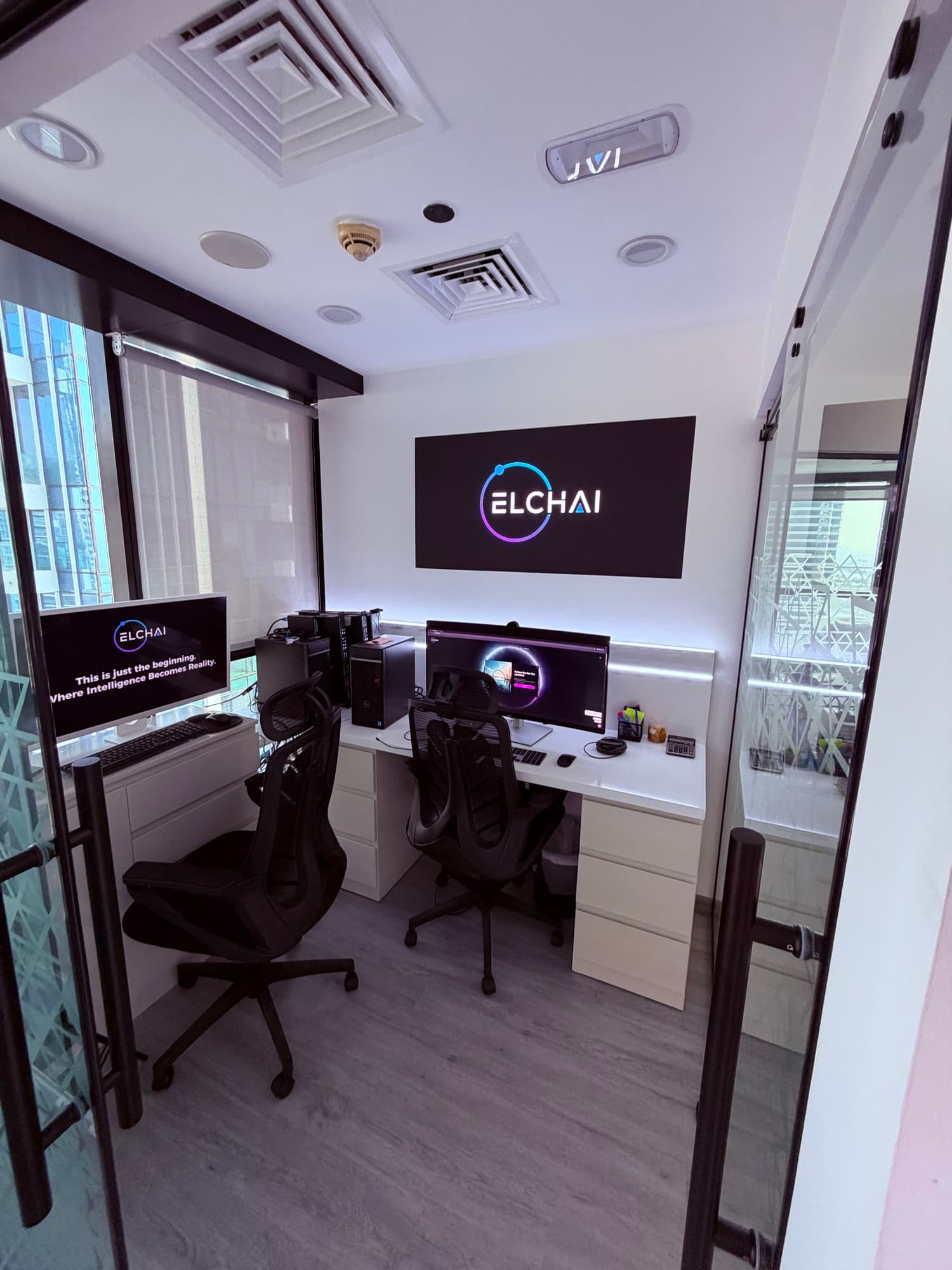 Elchai office workspace