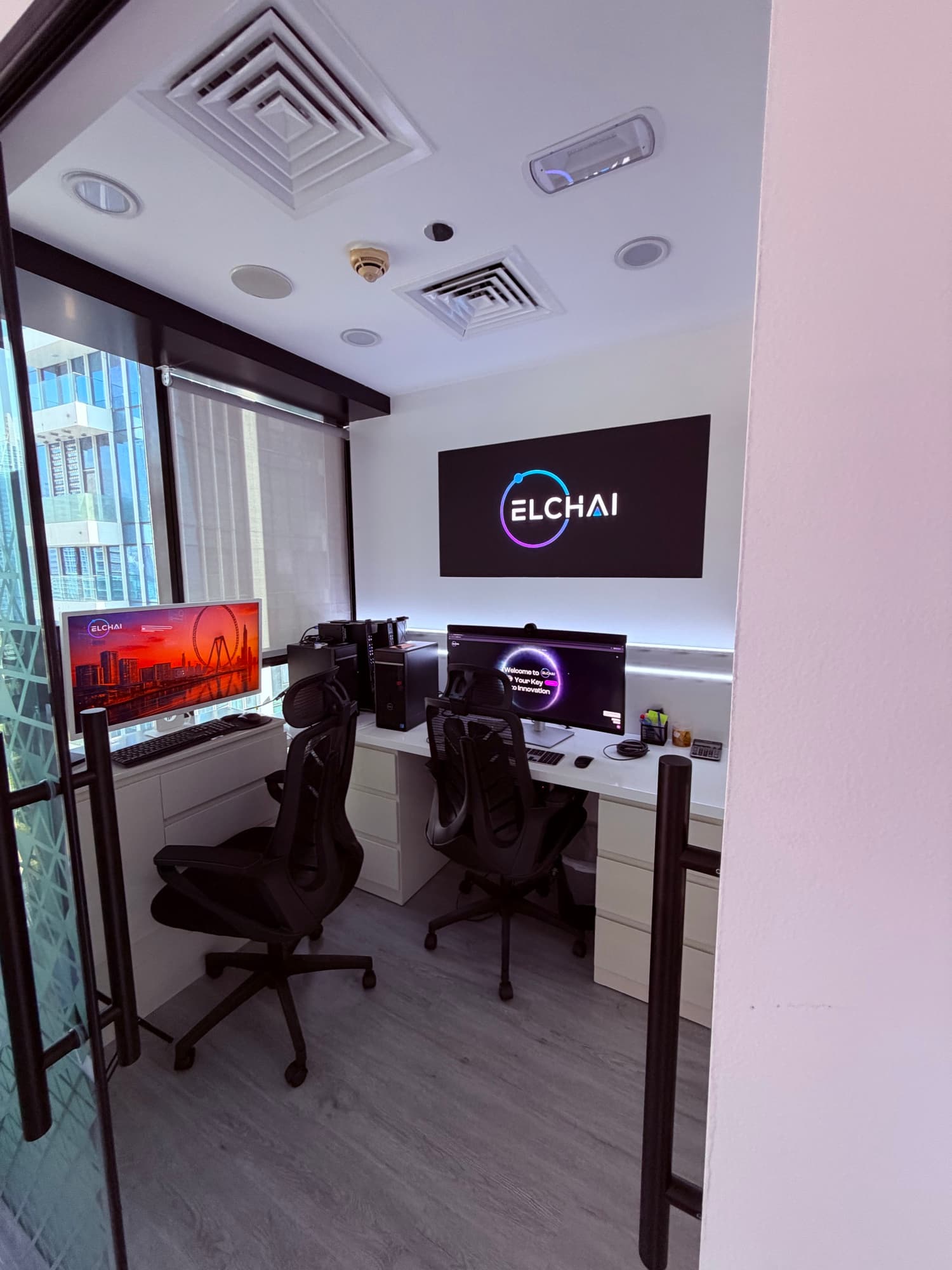 Elchai office workspace
