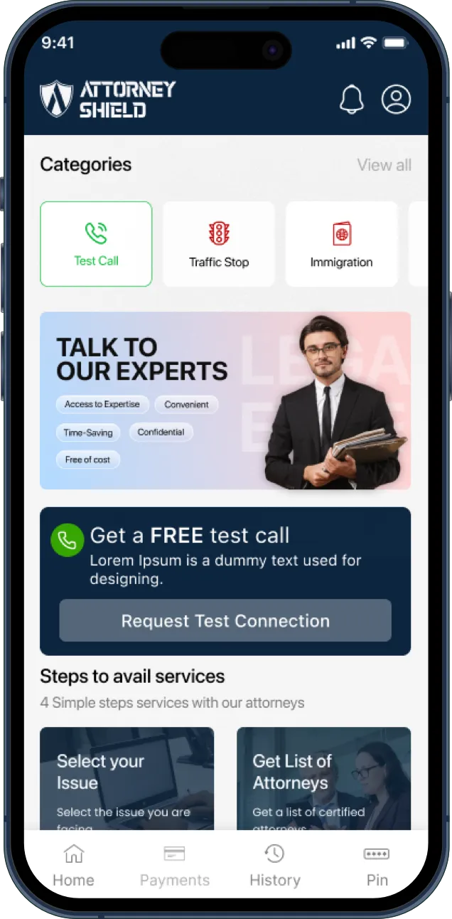 Portfolio App attorney